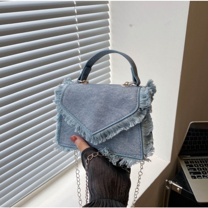 Fashion Envelope Frayed Edge T – Flap Bag Envelope recenzja i cena