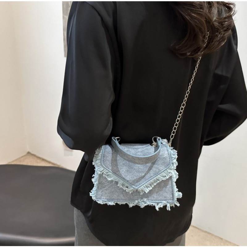 Fashion Envelope Frayed Edge T – Flap Bag Envelope recenzja i cena