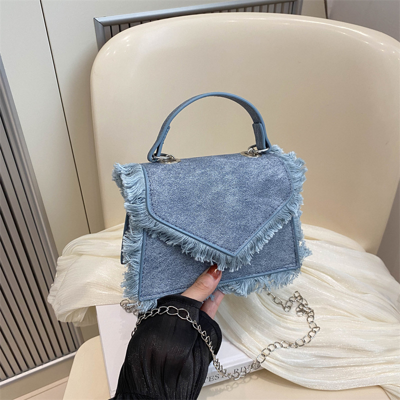 Fashion Envelope Frayed Edge T – Flap Bag Envelope recenzja i cena