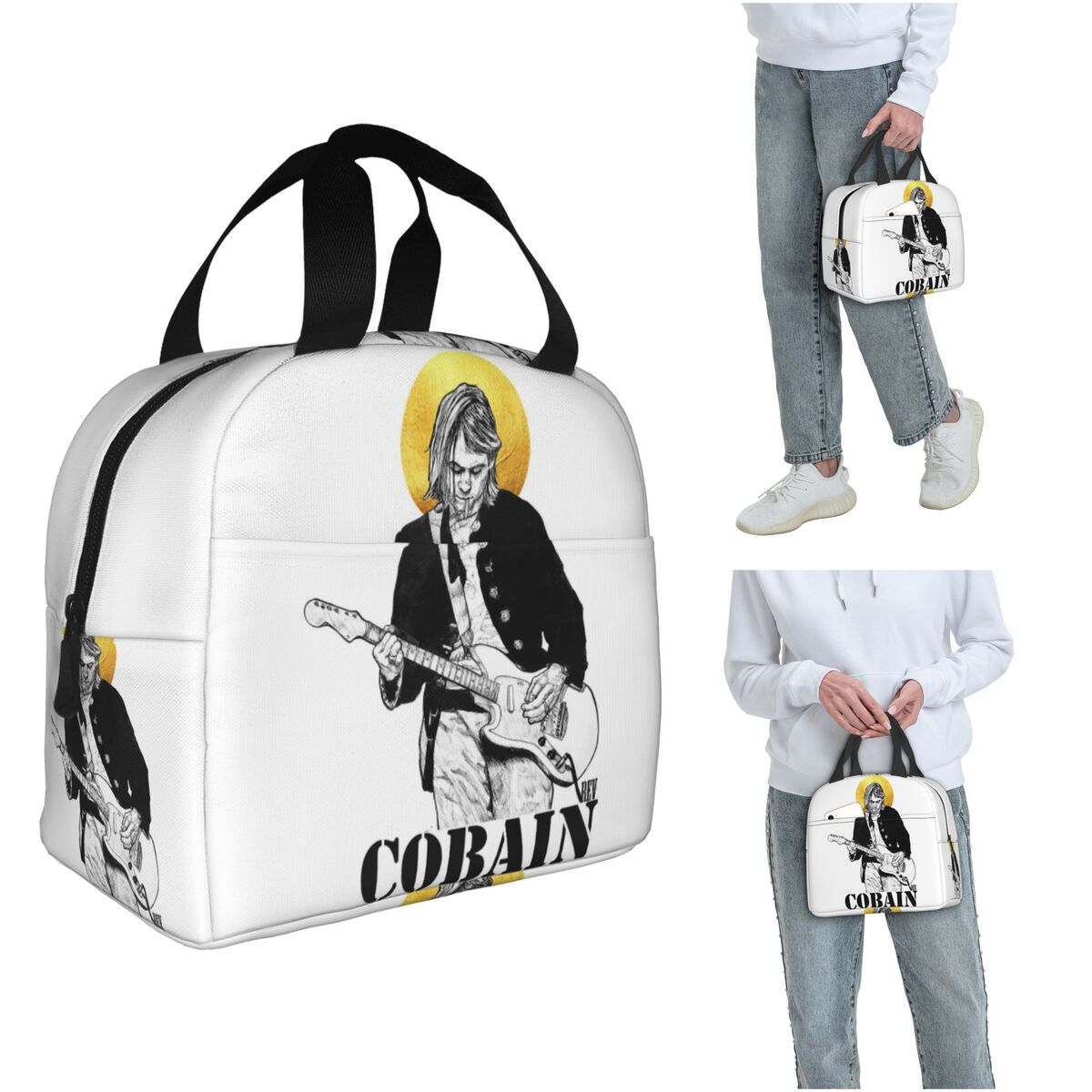 Kurt Cobain Insulated Lunch Ba – Women Bags Kurt recenzja i cena
