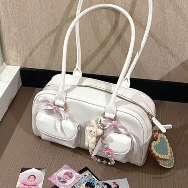 JIAERDI Retro White Bowling Ba – Women Bags Kurt recenzja i cena