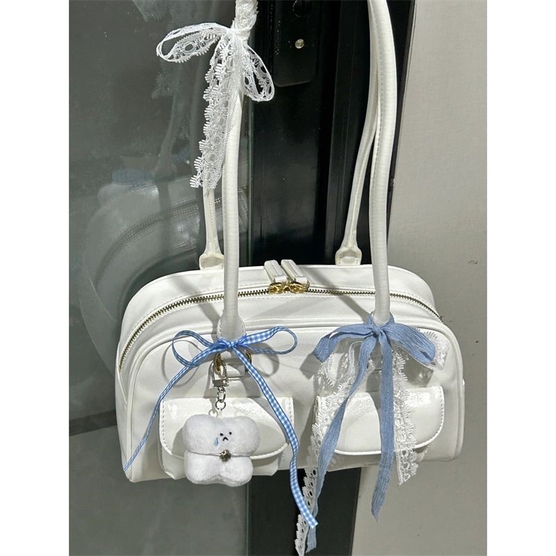 JIAERDI Retro White Bowling Ba – Women Bags Kurt recenzja i cena