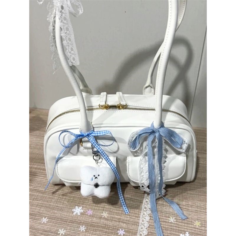 JIAERDI Retro White Bowling Ba – Women Bags Kurt recenzja i cena