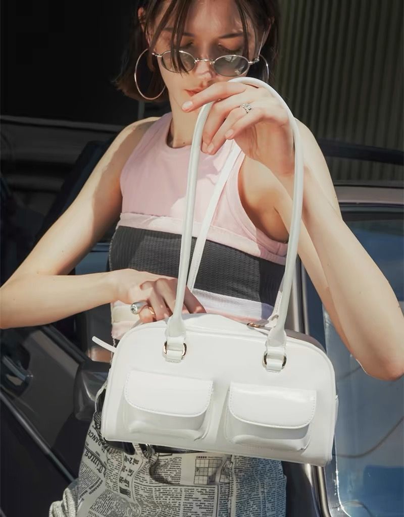 JIAERDI Retro White Bowling Ba – Women Bags Kurt recenzja i cena