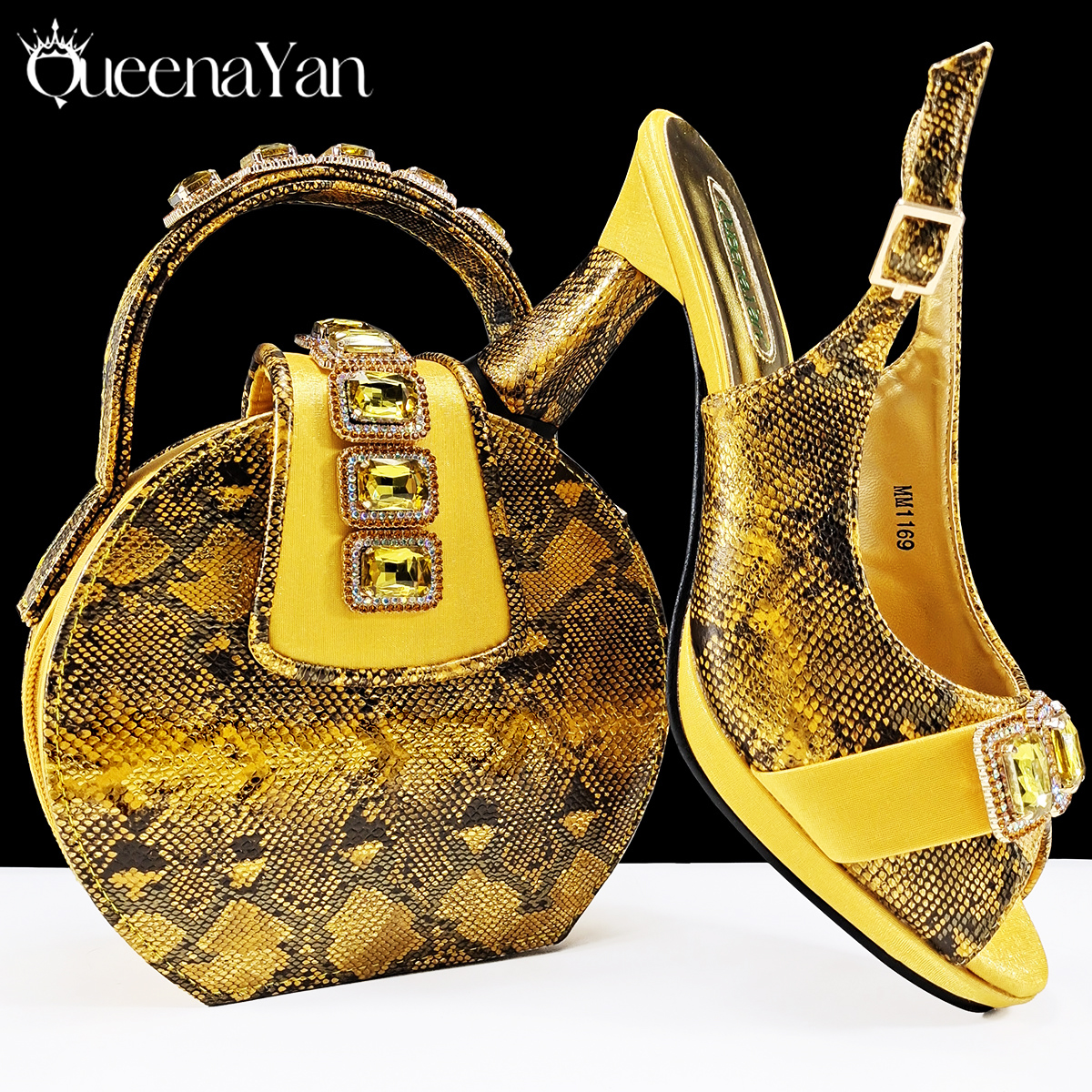 Queena Yan New Luxurious Itali – Women Bags Golden recenzja i cena