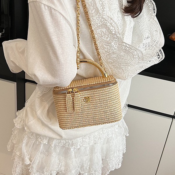 2026 new woven pattern box bag – Women Bags Golden recenzja i cena