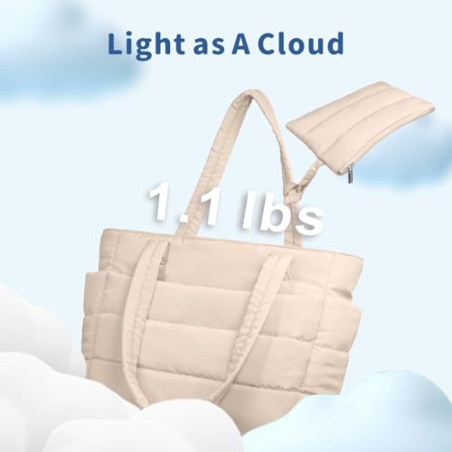 TOPDesign Puffer Tote Bag for  – Women Bags For Women recenzja i cena
